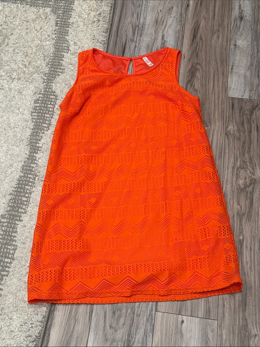 Xhilaration Orange Shift Tunic Dress